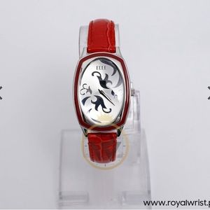 Elle red and silver watch see pics for full descriptions! Classy and elegant!